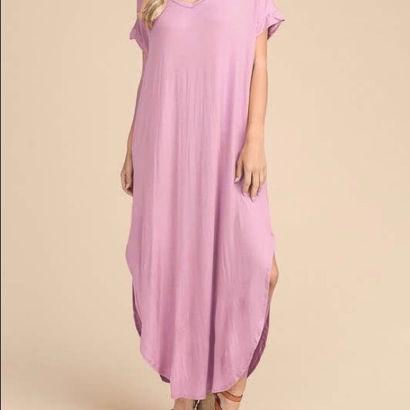 ♥️NWT blush maxi dress with pockets♥️ - Picture 2 of 3